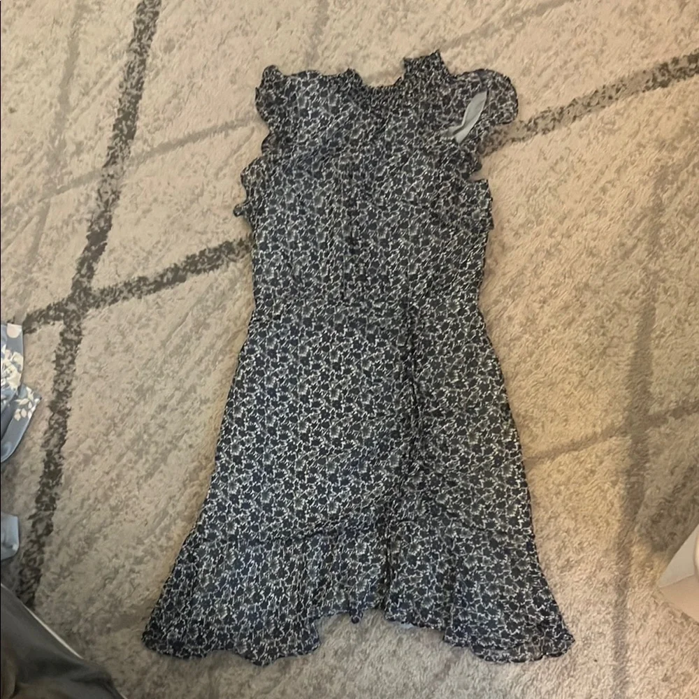 Sam Edelman Ruffle Rouched Minidress - Picture 2 of 4